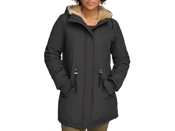 Black/Tan Faux Fur