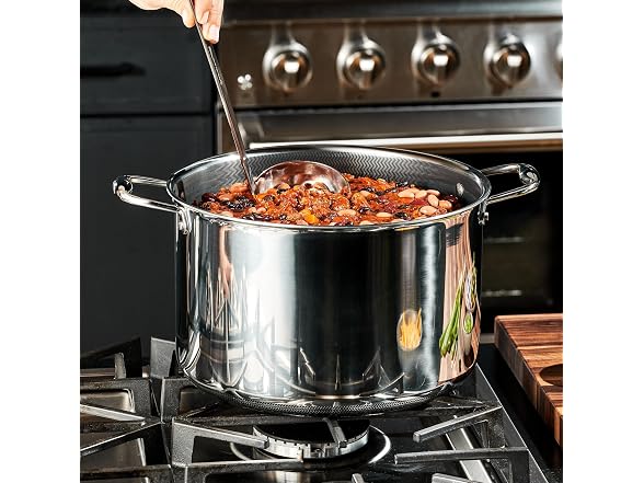 Hexclad 10QT Hybrid Stock Pot with Lid