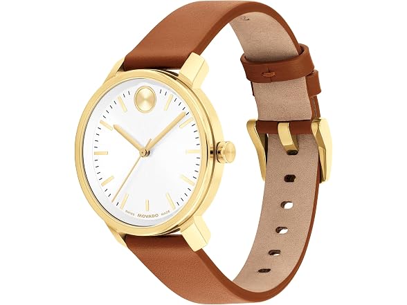 Movado Women's Bold Access Quartz Cognac Watch