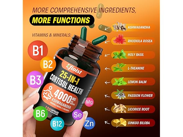 Efioist 25 in 1 Cortisol Health Supplement