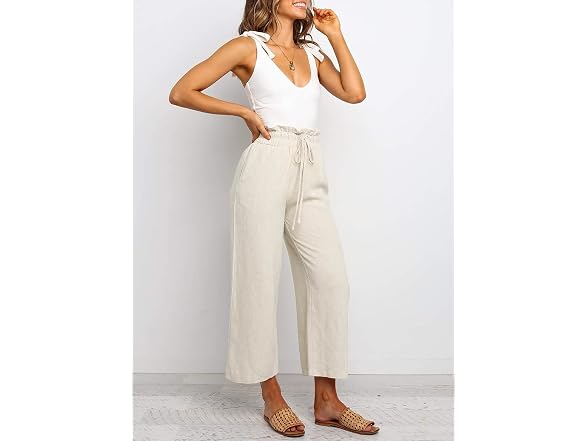 Dokotoo Women (XL) Comfy Casual Loose Tie Pants