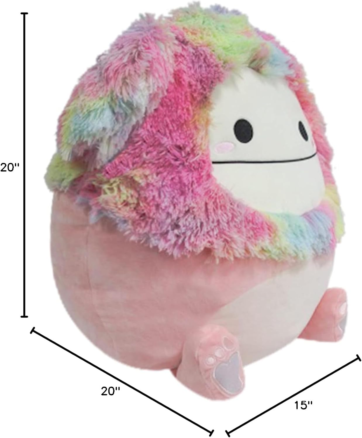 Squishmallows 20-Inch Diane Peach Jumbo - Gallery 7