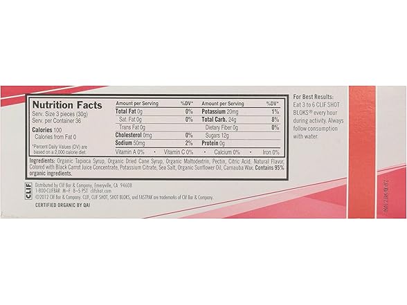 1CT Clif Shot Gel Strawberry, 2.1 oz