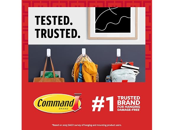 Command Small Wire Hooks, 16 Hooks