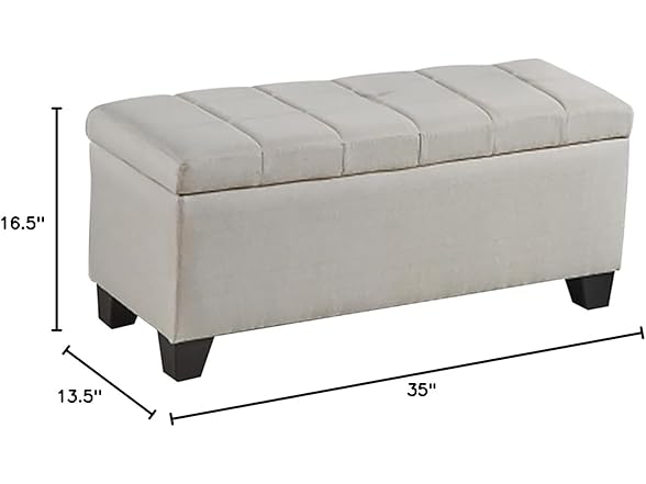 Uneeruiqy Upholstered Ottoman Bench