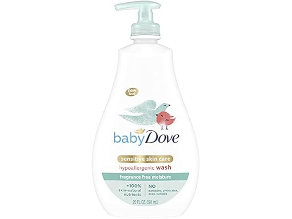 Baby Dove Sensitive Wash, 20 Fl Oz
