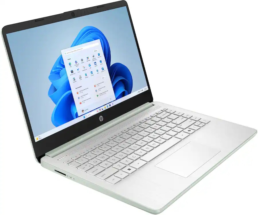 HP 14" N150 4GB 128GB UFS Willow Green Laptop - Gallery 6