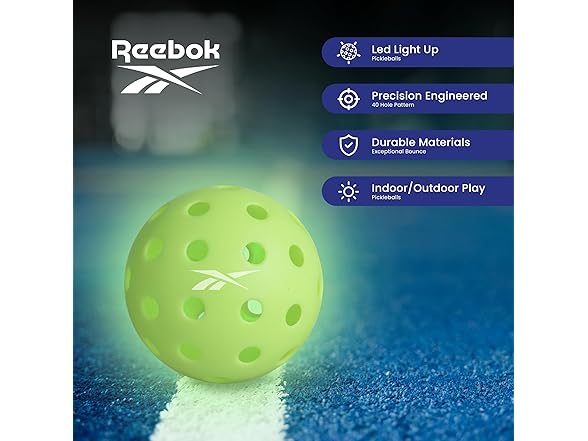 Reebok - LED Pickleball Set for 2
