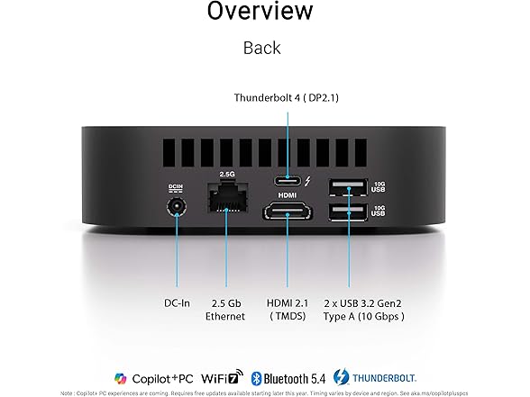 ASUS ASUS NUC 14 Pro AI Microsoft Copilot+ AI