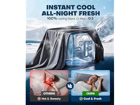 Rifens Ice Cooling Body Pillowcase