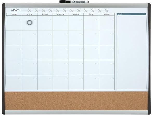 Quartet Magnetic Combination Calendar Board