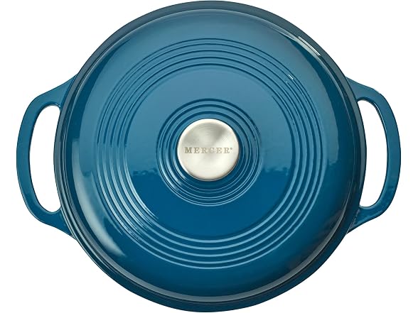 Enameled Cast Iron Dutch Oven, 6 qt., Turquoise