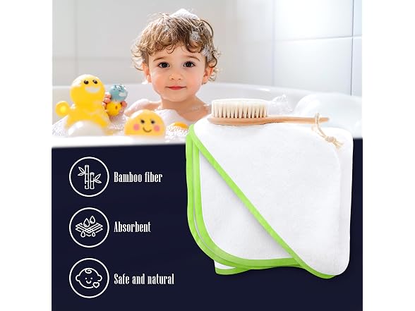 2 Pack Baby Bath Towel - Rayon Made