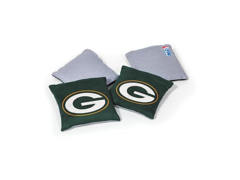 Wild Sports NFL Pro Football Green Bay Packers Dual-Sided Bean Bags