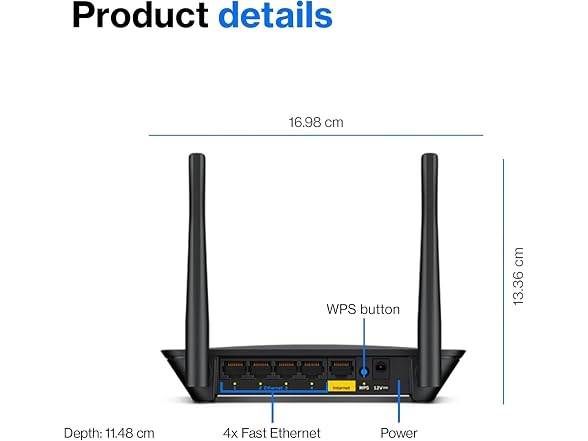 LINKSYS E5350 BlackDual-Band Router
