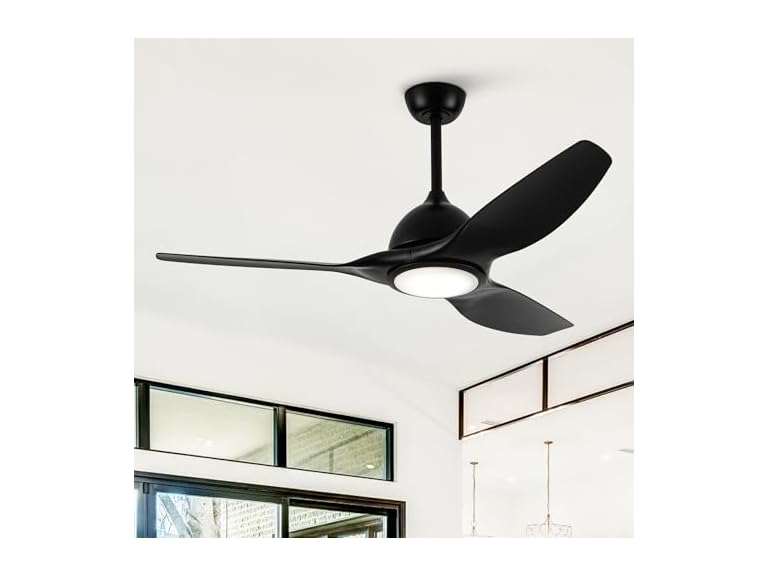 Parrot Uncle VZA01A112BK-PU 52 Inch 52 Inch Black Ceiling 