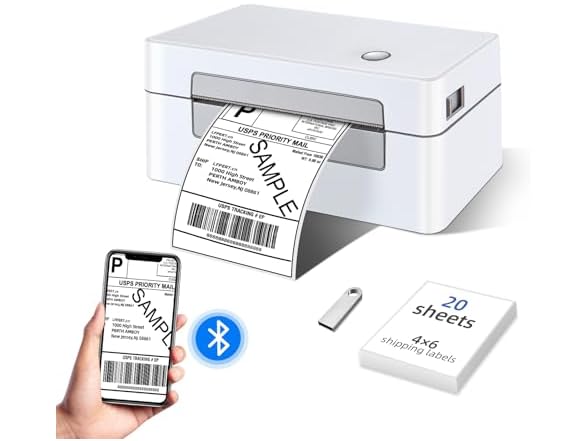LFPERT Bluetooth Thermal Label Printer