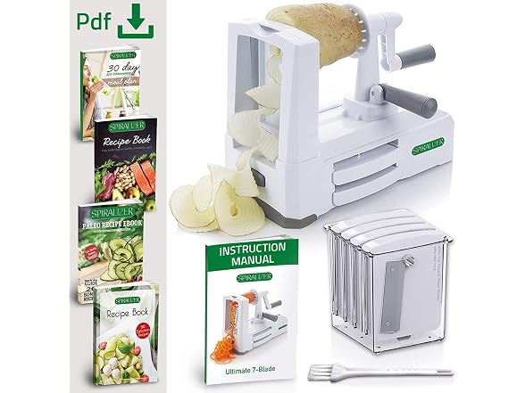 Spiralizer 7-Blade Vegetable Slicer