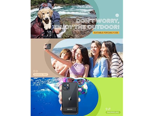 Lanhiem iPhone 14 Case Waterproof