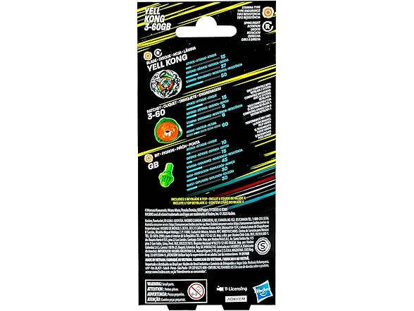 Beyblade X Yell Kong 3-60GB Booster Pack Set