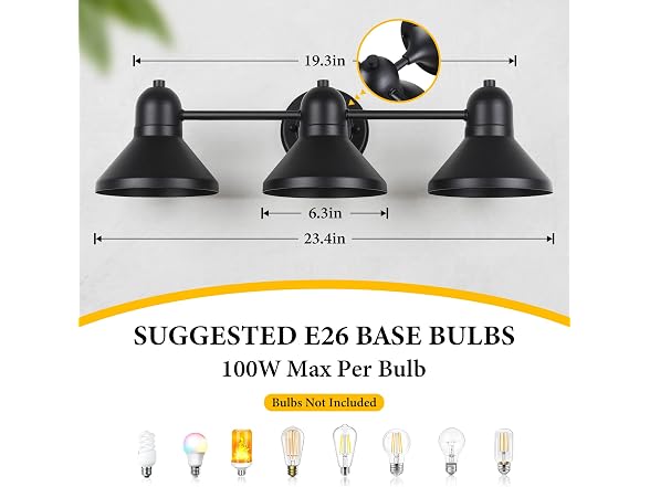 Bairth B0BXKWMLBL Bathroom Light Fixtures