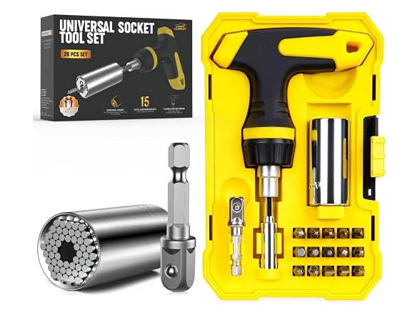 HANPURE ELF-RCTZ-01 Magnetic Ratchet Screwdriver Set