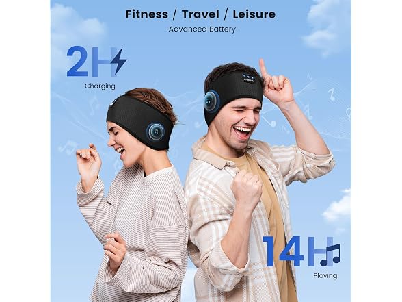LC-dolida BT Headband Sleep Headphones