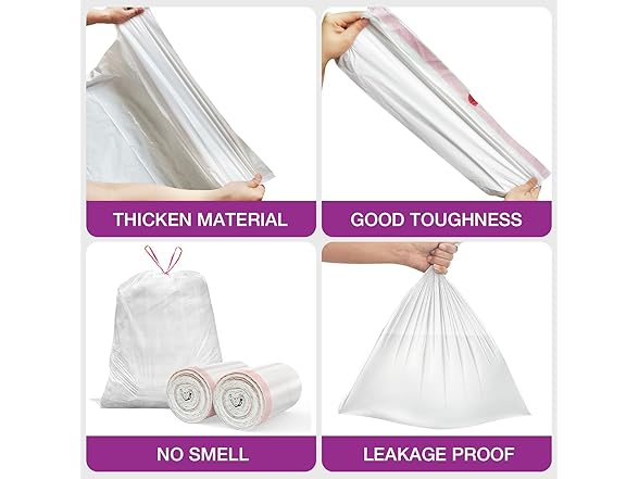 BETHEBEST Tall Kitchen 13 Gallon Bags