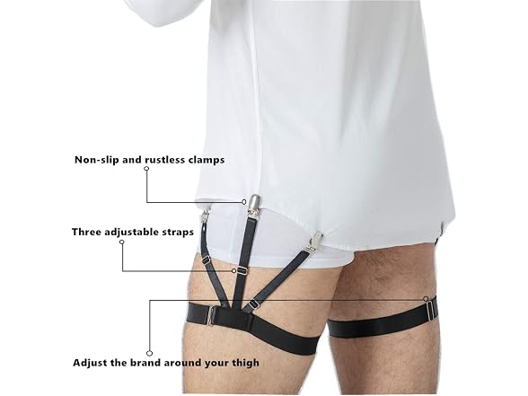 LazarsSpace (M) Shirt Stays Shirttail Keep Shirt