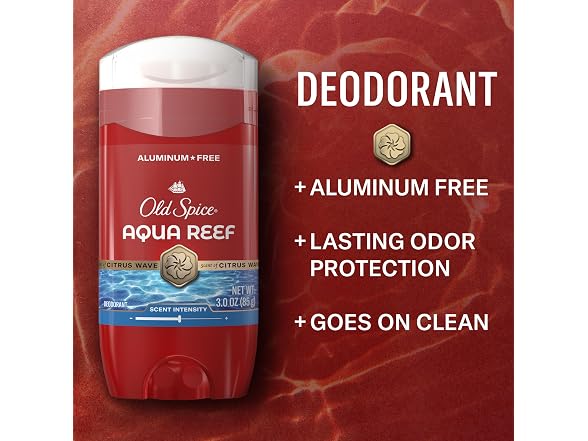 Old Spice Aluminum Free Deodorant Aqua Reef 3oz