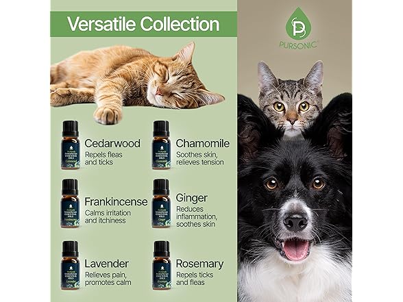 Pet Friendly Aromatherapy Essential Oils