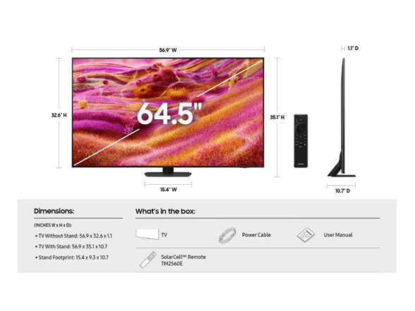 (NEW) 2025 Samsung TV 4K NEO QLED Tizen Smart TV