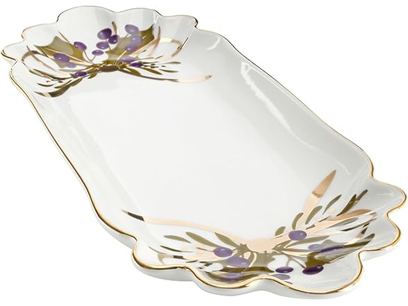Serving Platter, Lavender Holly