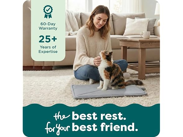 FurHaven ThermaNAP Self Warming Cat Mat, Dog