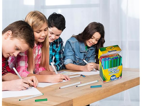 Crayola Super Tips Marker Set (100ct)