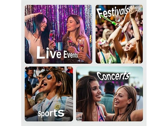 Relaxcharm PRO Concert Ear Plugs Noise Reduction