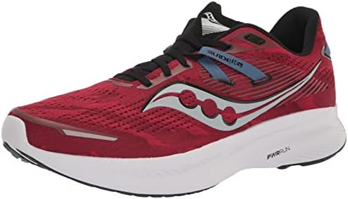 Saucony Men's Guide 16 Sneaker, Dahlia/Black, 11.5