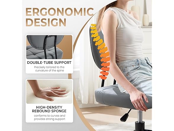 CHAIRMATE Cross Legged Office Chair