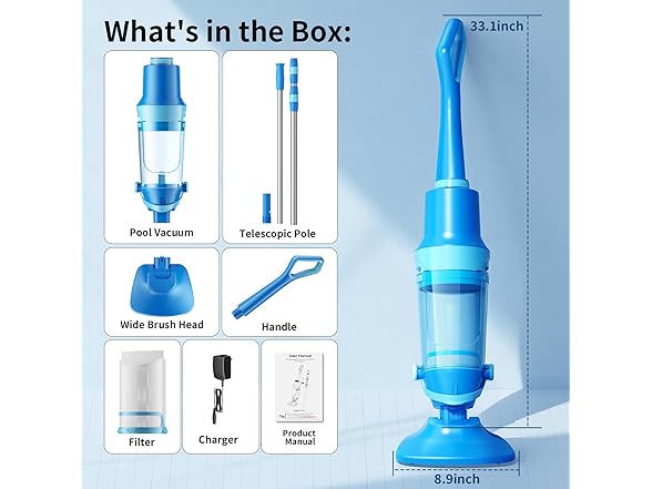 Swolace Cordless Pool Vacuum