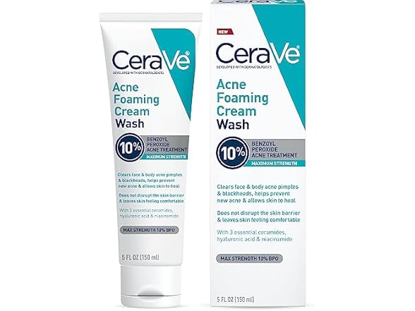 CeraVe Acne Foaming Cream Wash