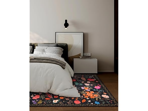 CRYPTOLITE Boho Washable Area Rug 5x7