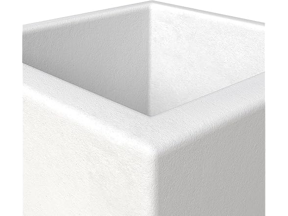 LeisureMod OP36W Orna Planter White