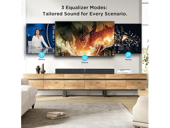 MZEIBO Sound Bar Smart TV 80W
