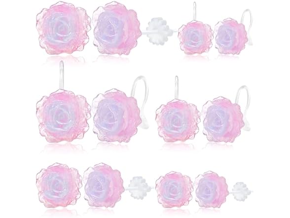 AGNURCADE 3D Rose Flower Earrings