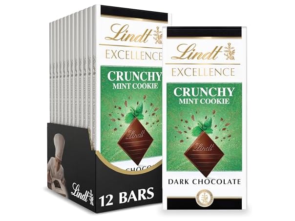 $39.99, Was $68.93, 41% Off! Lindt Excellence Crunchy Mint Dark Bar 1 dealfomo