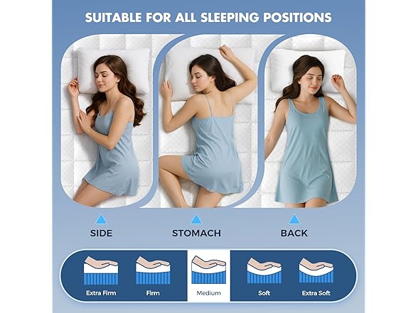 Dual Layer Memory Foam Mattress Topper