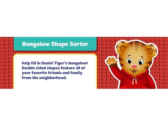 Daniel Tiger's Neighborhood Baby Shape Sorter Toy