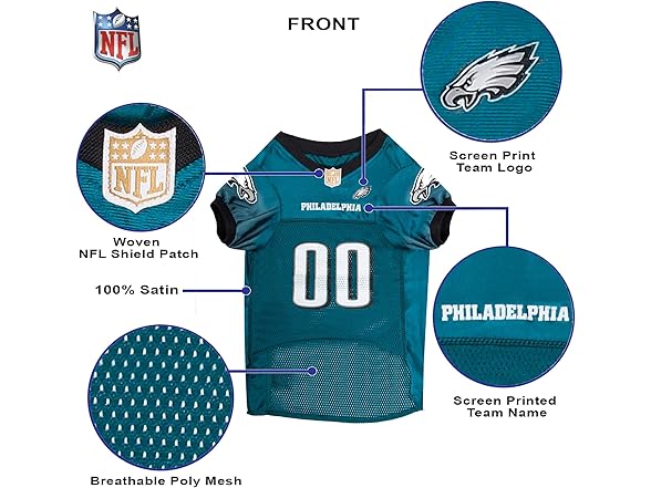 Pets First NFL Dog Jersey