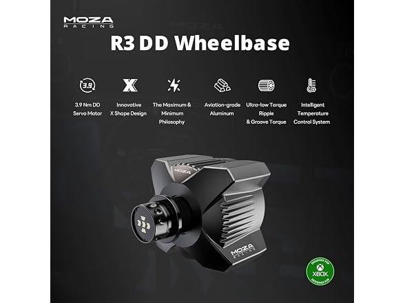 MOZA R3 Wheel and Pedals Kit for Xbox &
