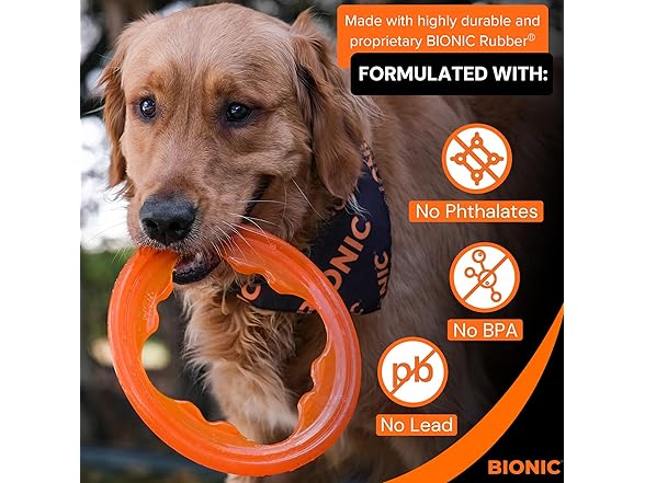 BIONIC Toss-N-Tug Turbo Dog Toy